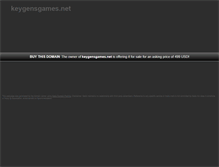 Tablet Screenshot of keygensgames.net